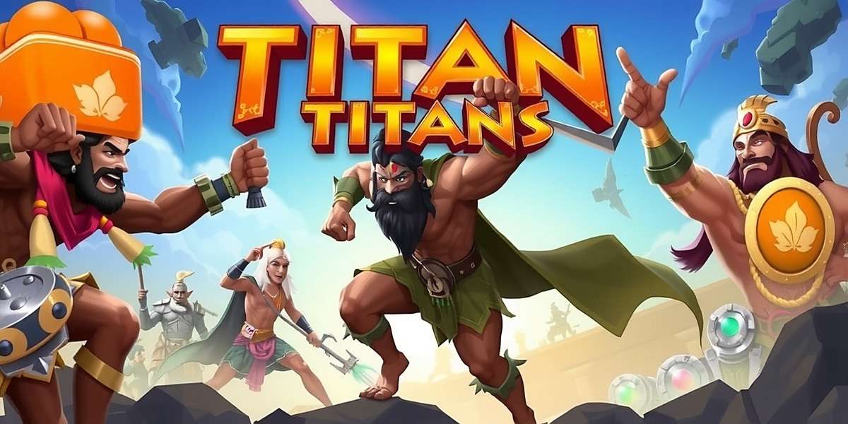 Titan Titans Official Cover Titan Titans game cover featuring Indian mythological characters in battle