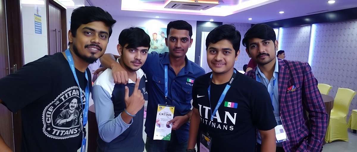 Titan Titans Community Gathering Titan Titans community meetup with players from different regions of India
